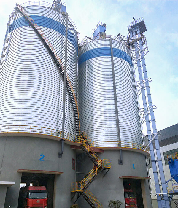 年產(chǎn)60萬噸礦渣微粉生產(chǎn)線成品倉(cāng)