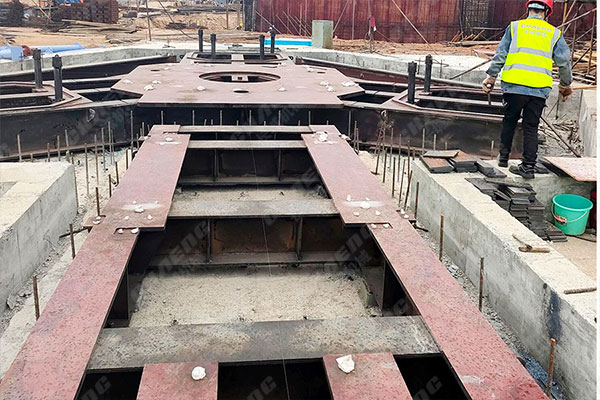 湖北年產(chǎn)60萬(wàn)噸鋼渣線項(xiàng)目安裝現(xiàn)場(chǎng)