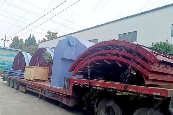 山西年產45萬噸礦粉線基礎部件發(fā)貨